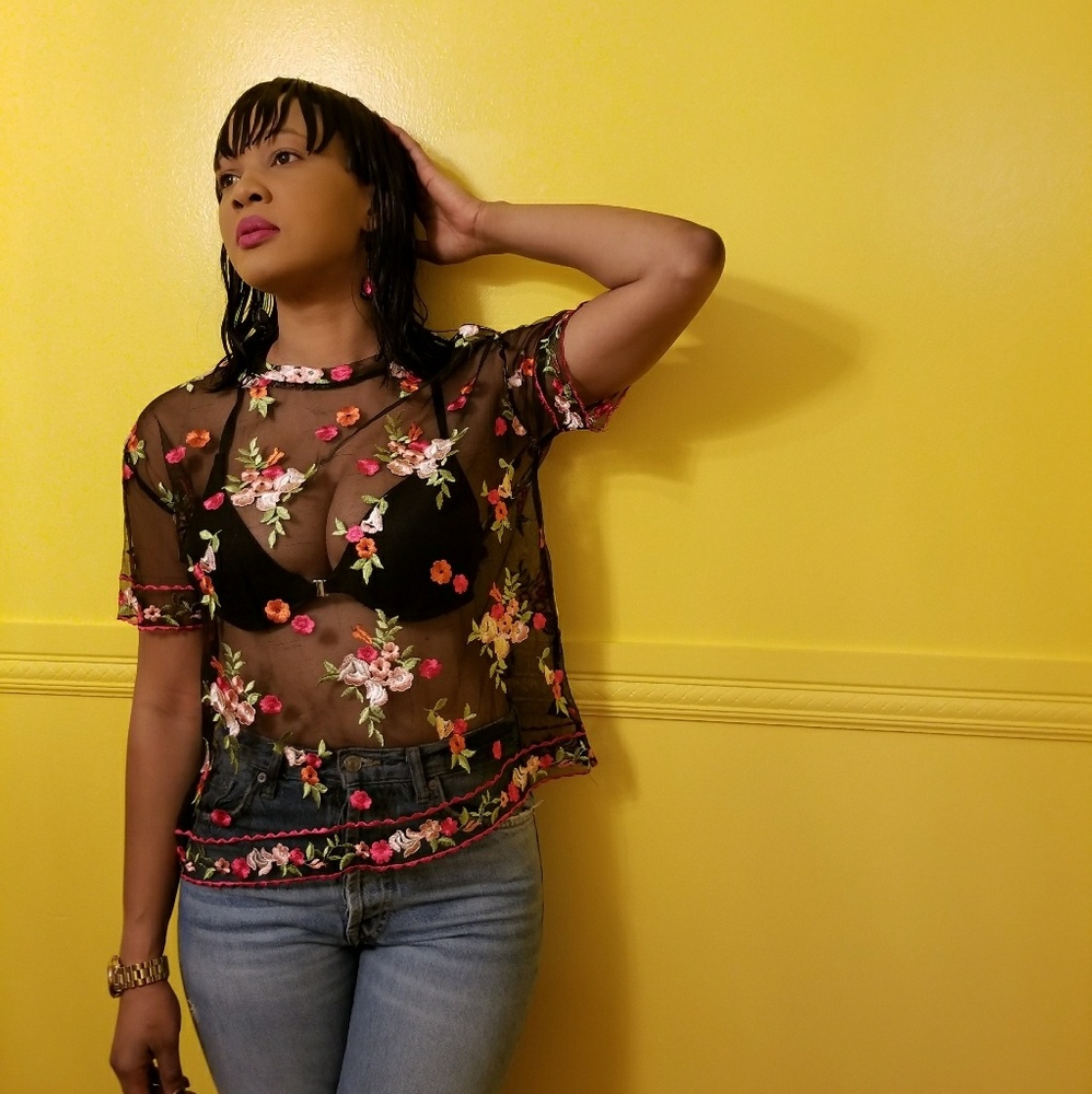 Mesh Blouse